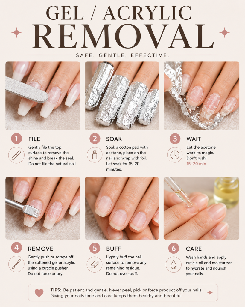 Gel / Acrylic Removal